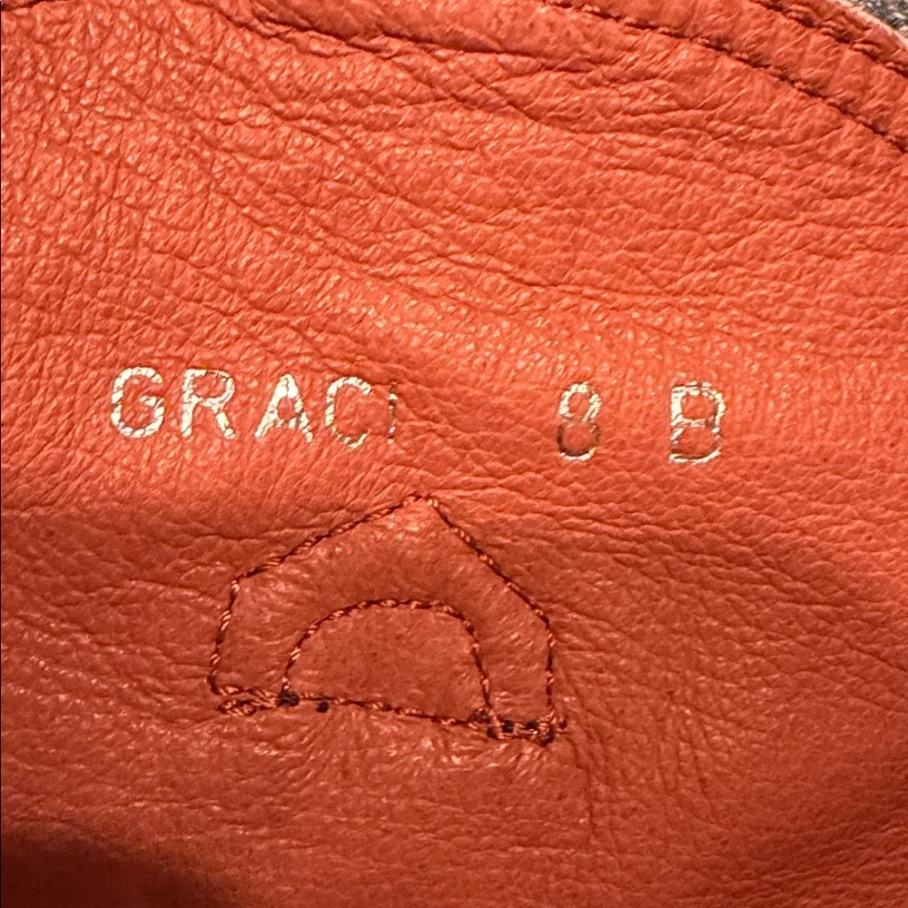 Donald J. Pliner Calf Hair Western Harness Boots Ikat Print Studded Heel - Picture 15 of 16